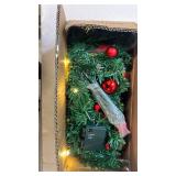 Christmas Garland,Christmas Garland with Lights Battery Operated - Retail: $30