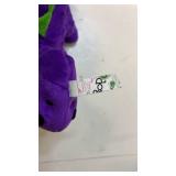 Purple Dinosaur Plush Toy Squeeky - Retail: $15