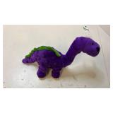 Purple Dinosaur Plush Toy Squeeky - Retail: $15
