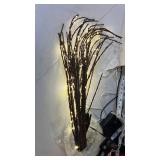 Lighted Brown Twig Branches Plug in with Dimmer and Timer - Retail: $40