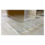 Clear Acrylic Multi-Compartment Storage Organizer - Retail: $15
