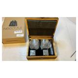 Bourbon Whiskey Glasses & Chilling Stones - Retail: $35