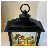 Christmas Snow Globe Swirling Glittering Nativity Scene - Retail: $30