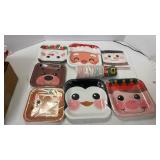 Christmas Paper Plates and Napkins - Retail: $20