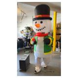 Inflatable Snowman Holiday Mascot Costume - Retail: $89