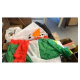 Inflatable Snowman Holiday Mascot Costume - Retail: $89