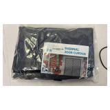 Thermal Insulated Door Curtain - Retail: $35