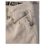Miss Me White Embellished Jeans Size 28