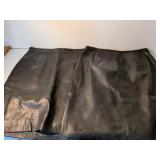 Croft & Barrow Black Lambskin Leather Skirt