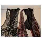 Crystal Embellished Black Evening Dress