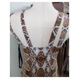 Bisou Bisou Snake Print Maxi Dress