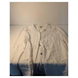 BKE White Button-Down Shirt Size L