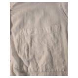 BKE White Button-Down Shirt Size L