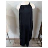Maurices Black Halter Maxi Dress Size M