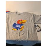 Kansas Jayhawks T-Shirt and Drawstring Bag Set