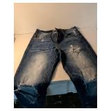 Kan Can Designer Jeans with Orange Stitching
