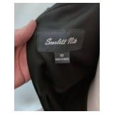 Scarlett Nite Black Cocktail Dress with Beaded Neckline