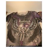 Affliction American Customs Crystal Design T-Shirt