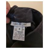 Mac & Jac Black Pleated Skirt Size 8