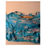 Tropical Palm Tree Print Swimsuit