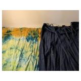 GAP Designer Tie-Dye Navy & Orange Lounge Pants