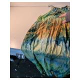 GAP Designer Tie-Dye Navy & Orange Lounge Pants