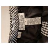 GAP White Cotton Dress and Gingham Pants Set