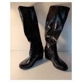 Unlisted Black Leather Knee-High Boots