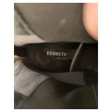 Kenneth New York Gray Suede Ankle Boots