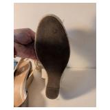 Vionic Navy Blue Espadrille Wedge Sandals