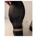 White Lace-up Combat Boots Size 9.5M