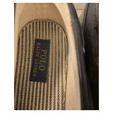 Polo Ralph Lauren Black Leather Boat Shoes