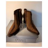 Franco Sarto Brown Suede Ankle Boots