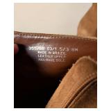 Franco Sarto Brown Suede Ankle Boots