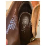 Franco Sarto Brown Suede Ankle Boots