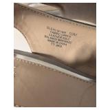 Sam & Libby Silver Satin Slingback Heels