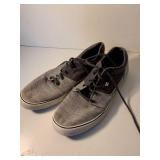 DC Shoes Grey Canvas Skateboarding Sneakers