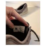 DC Shoes Grey Canvas Skateboarding Sneakers