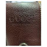 Gucci Brown Leather Toggle Closure Handbag