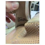 Steven Natural Comfort Metallic Perforated Sandals