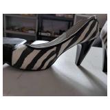 BKE Sole Zebra Print Pumps Size 9