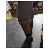 Ralph Lauren Black Leather Tassel Mules