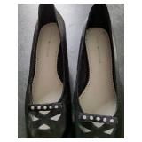 Tommy Hilfiger Black Cutout Kitten Heel Pumps