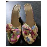 Cami Floral Bow Slides