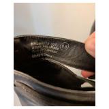 Black Strappy Wedge Sandals Size 9.5