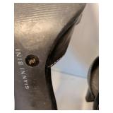 Anne Klein Black Leather Sandals