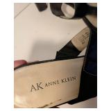 Anne Klein Black Leather Sandals