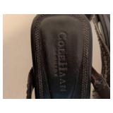 Anne Klein Black Leather Sandals