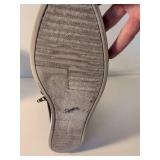 Black Suede Hidden Wedge Sneakers