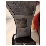 Maurices Avenue Red & Black Ankle Strap Heels Size 10